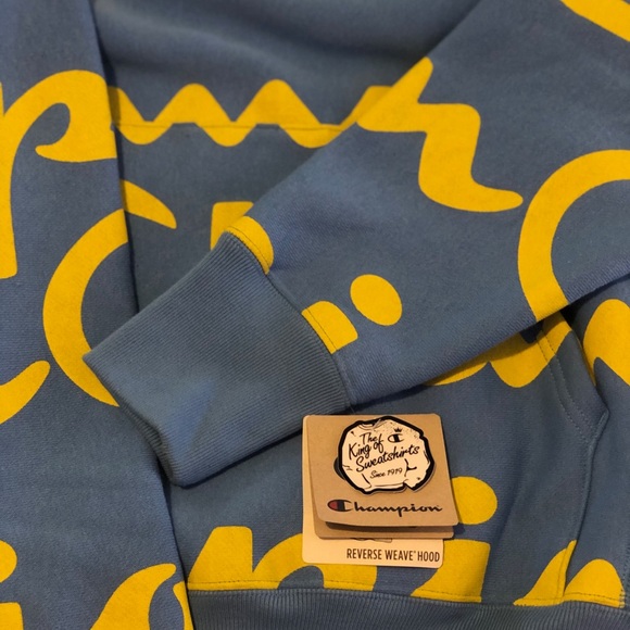 Men’s Champions Reverse Weave Hoodie Sz S - Picture 5 of 6